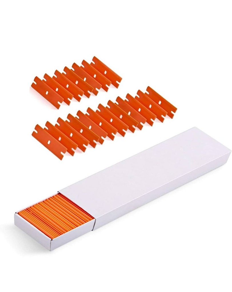 DIY Plastic Double Edged Razor Blades (Pack of 100)