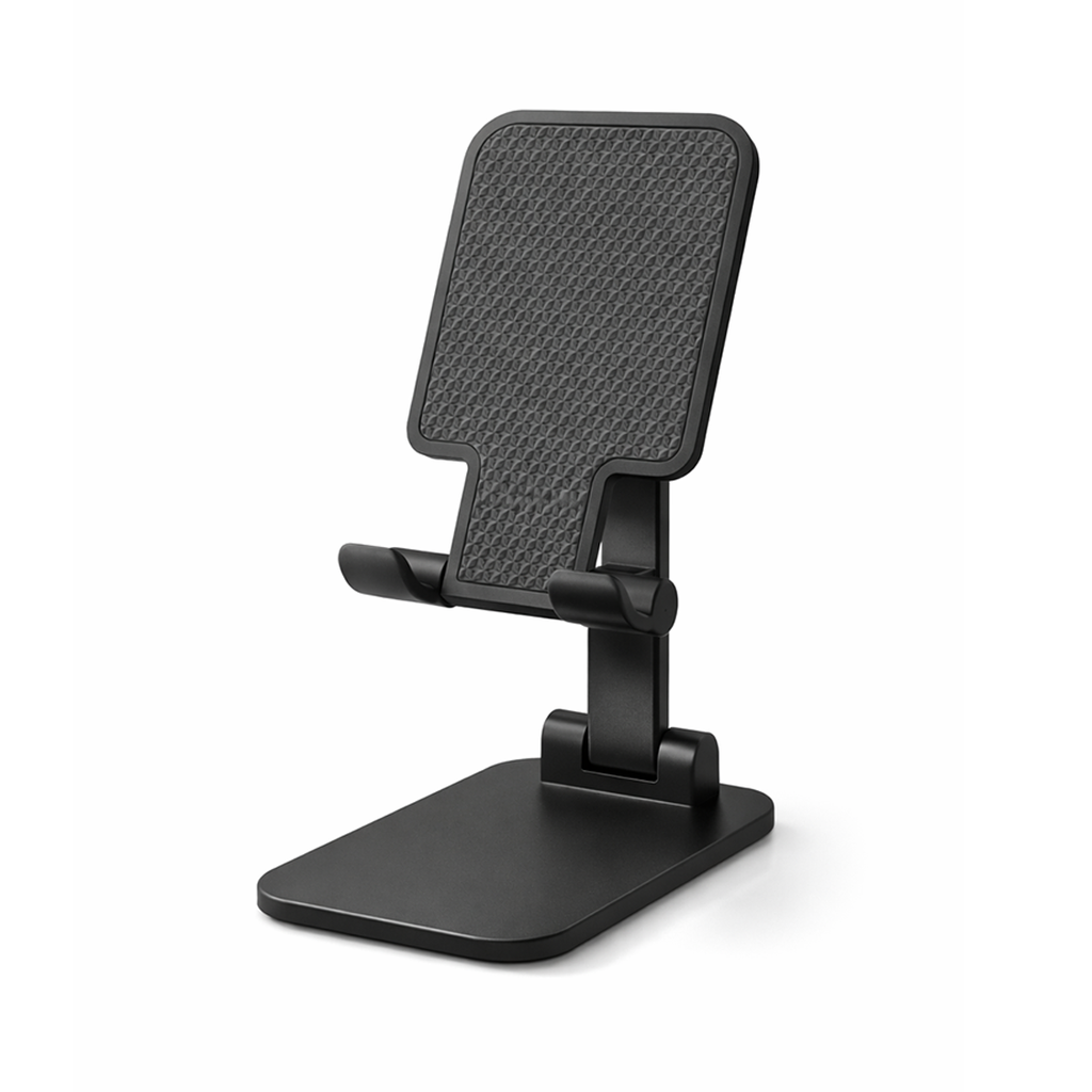 Foldable Desktop Phone Stand (Black) 