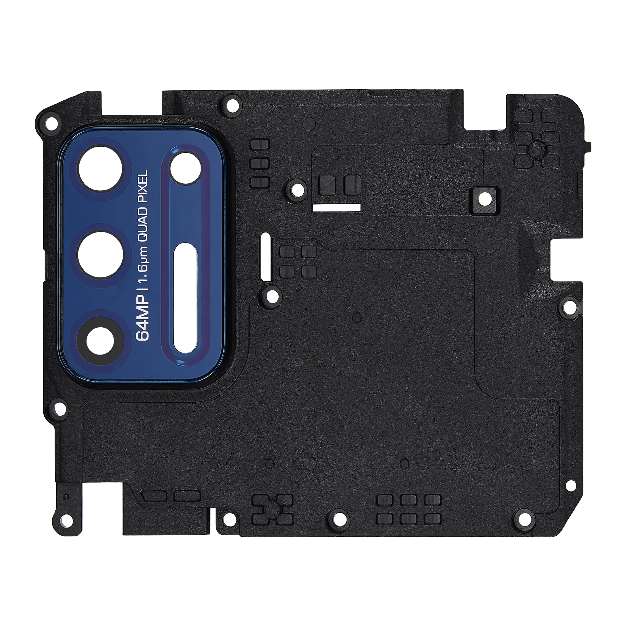 Antenna Cover with Back Camera Lens For Motorola Moto G9 Plus (XT2087 / 2020) (Indigo Blue) (Premium)