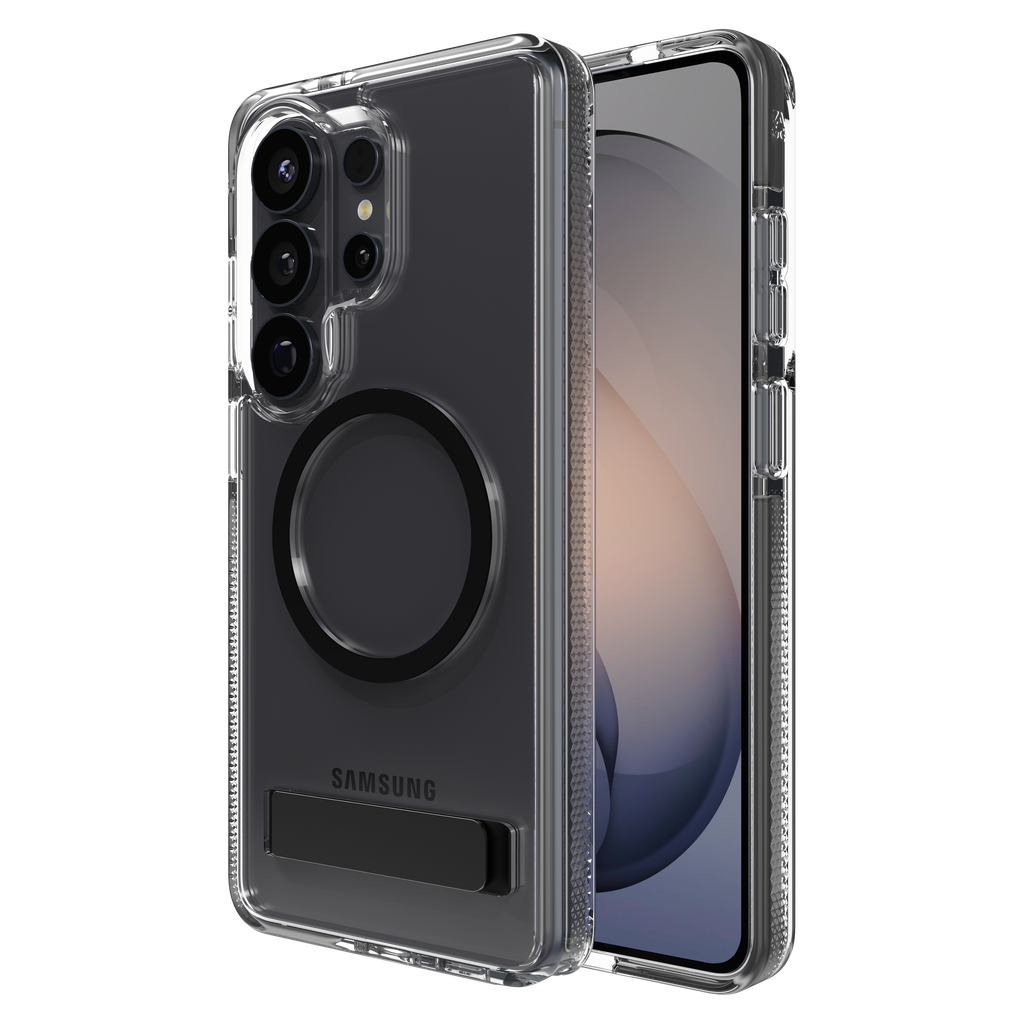 Zagg - Santa Cruz Snap Case With Kickstand For Samsung Galaxy S26 Ultra - Black