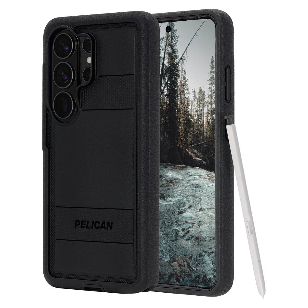 Pelican - Voyager Case With Magnet And Holster For Samsung Galaxy S26 Ultra - Black