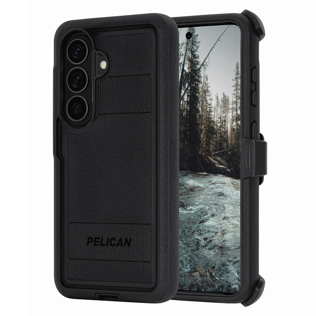 Pelican - Voyager Case With Magnet And Holster For Samsung Galaxy S26 - Black