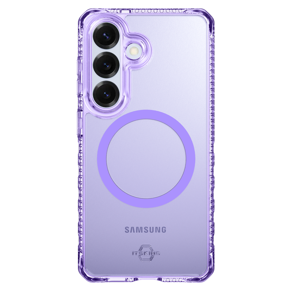 Itskins - Hybridr Clear Magsafe Case For Samsung Galaxy S26 - Light Purple