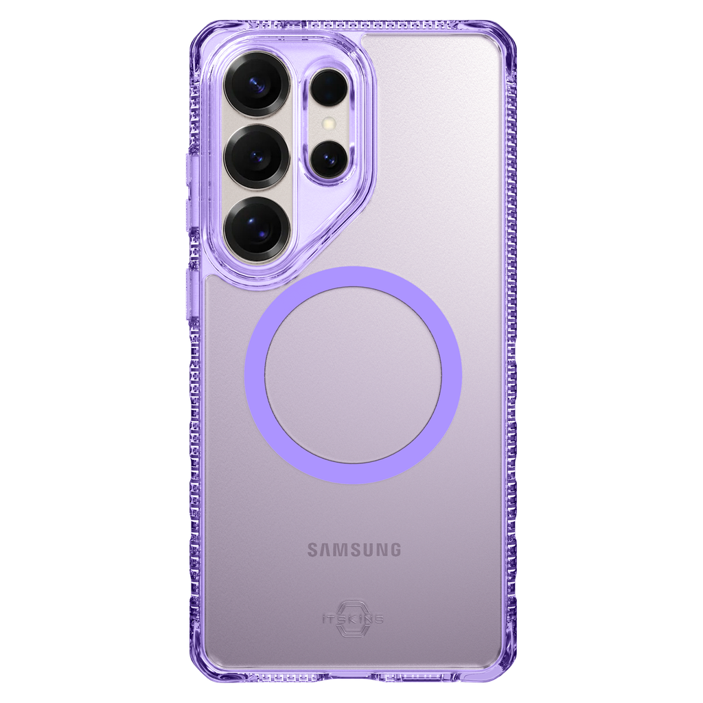 Itskins - Hybridr Clear Magsafe Case For Samsung Galaxy S26 Ultra - Light Purple
