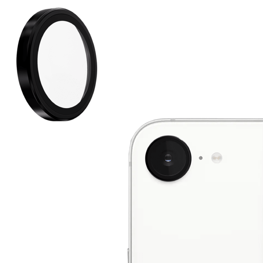 Gadget Guard - Plus 150 Guarantee Camera Glass Lens Protector For Apple Iphone 17e   /   Iphone 16e - Black