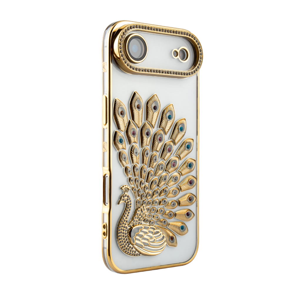 Crystal Plume Case for iPhone Air - Gold