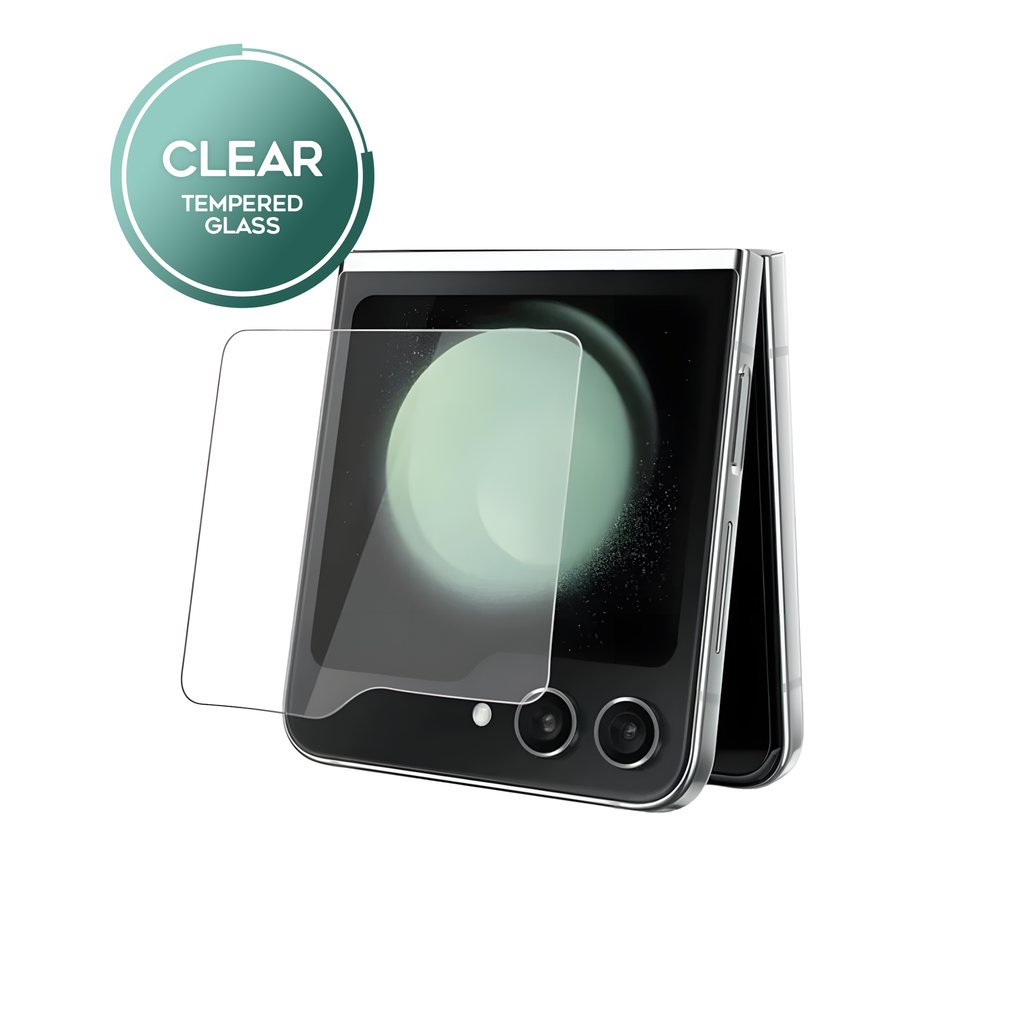 Clear Tempered Glass for Samsung Galaxy Z Flip 5 (5G) (1 Pc)