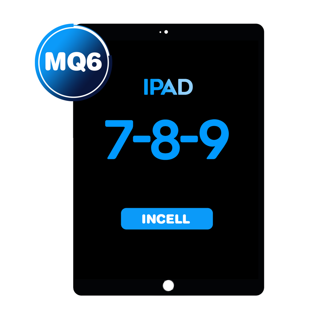 Digitizer for iPad 7 / iPad 8 /iPad 9 (Without Home Button) (MQ6 / Aftermarket) - Black