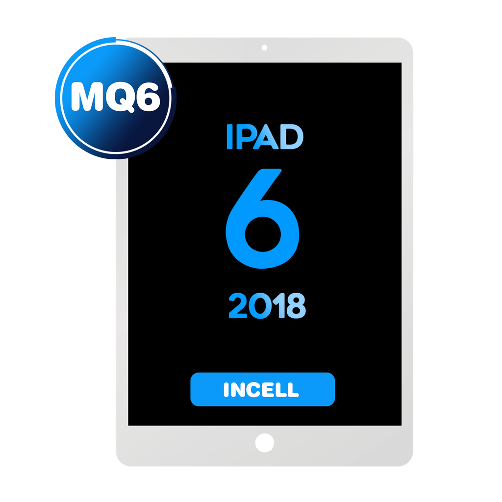 Digitizer for iPad 6 (2018) (Without Home Button) (MQ6 / Aftermarket) - White