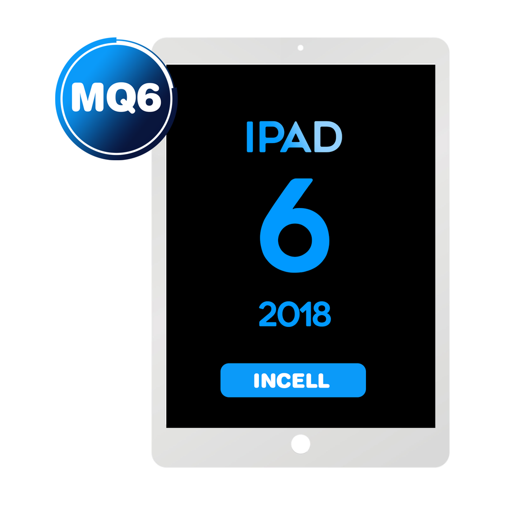 Digitizer for iPad 6 (2018) (With Home Button) (MQ6 / Aftermarket) - White