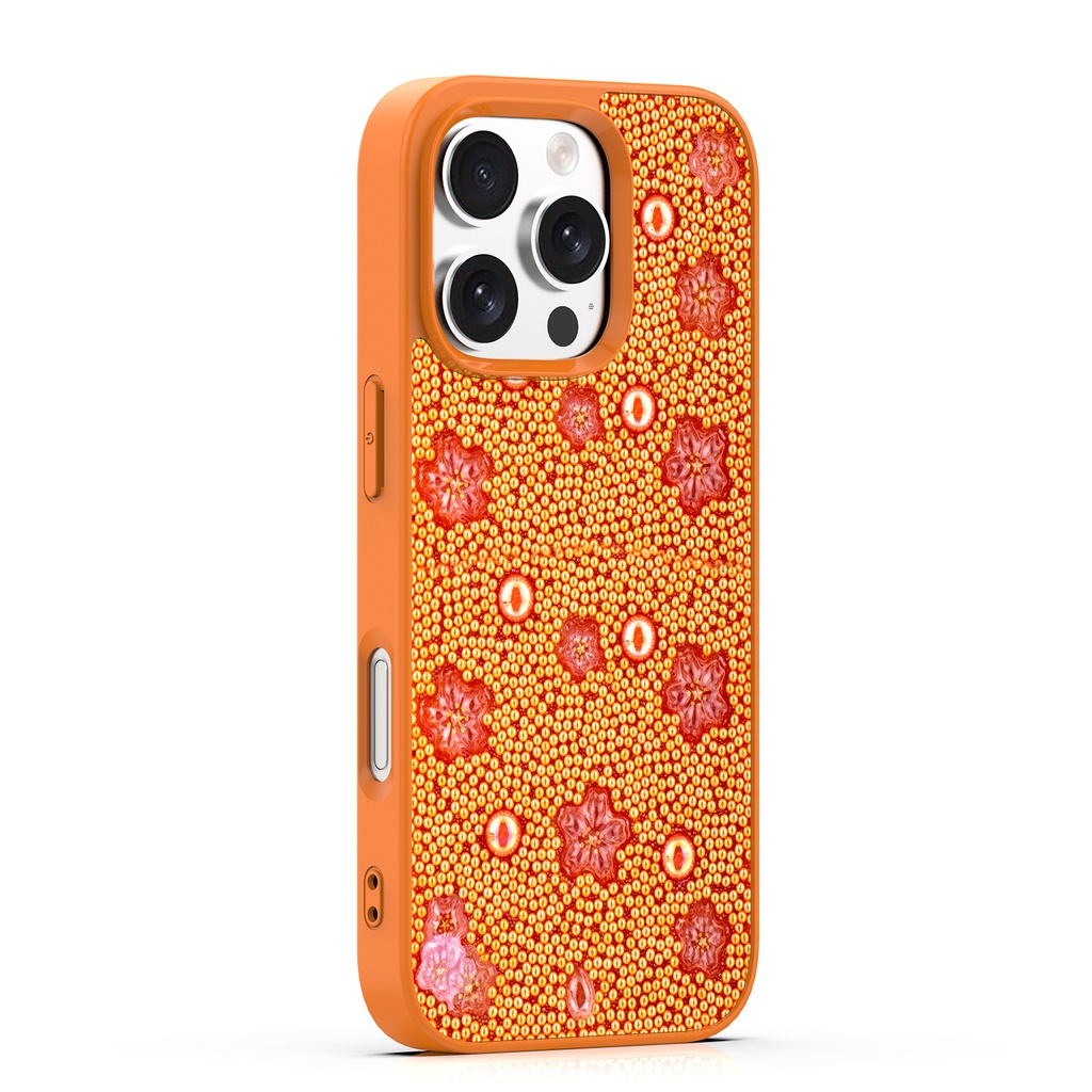 BeadBlossom Case for iPhone 13 ProMax / 12 ProMax - Orange