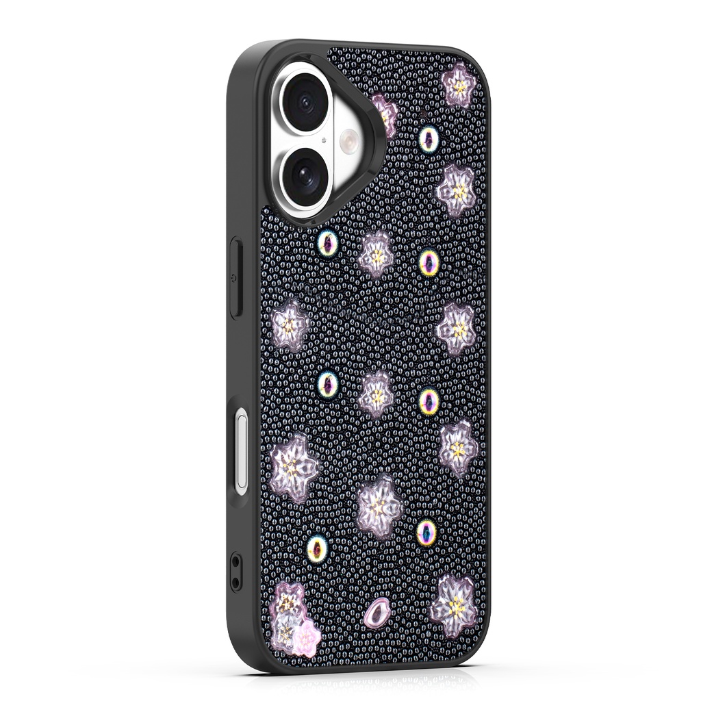 BeadBlossom Case for  iPhone 17 - Black