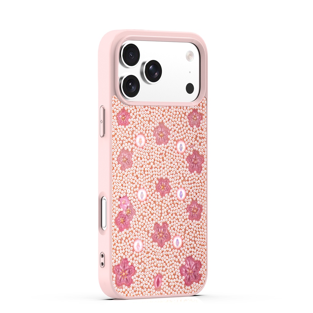 BeadBlossom Case for  iPhone 17 ProMax - Pink