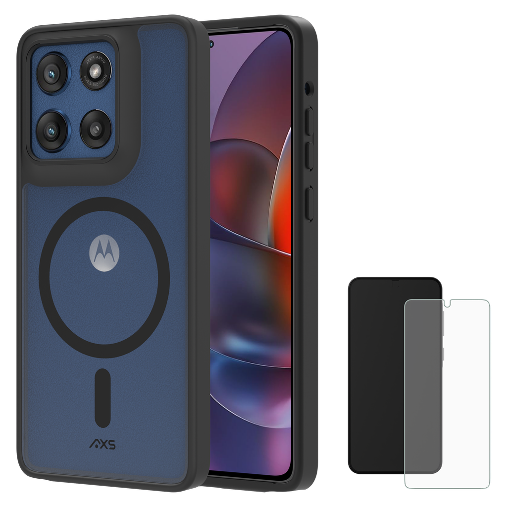Axs - Proshield Mag Case With Armorglass Pack For Moto G Stylus 2026 - Smoke