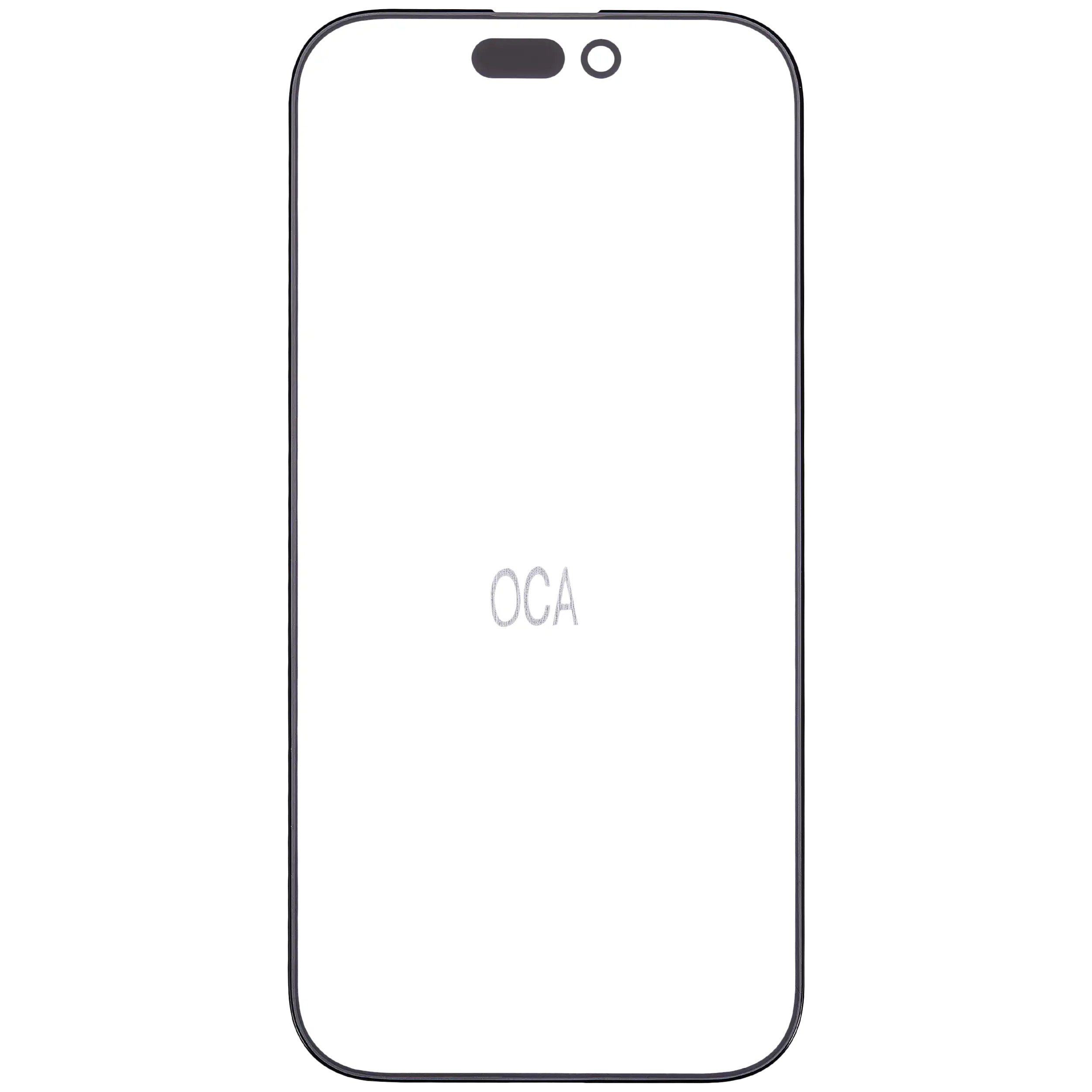2 in 1 (Glass + OCA Pre-Installed) For iPhone 16 Pro (10 Pack) (Premium)
