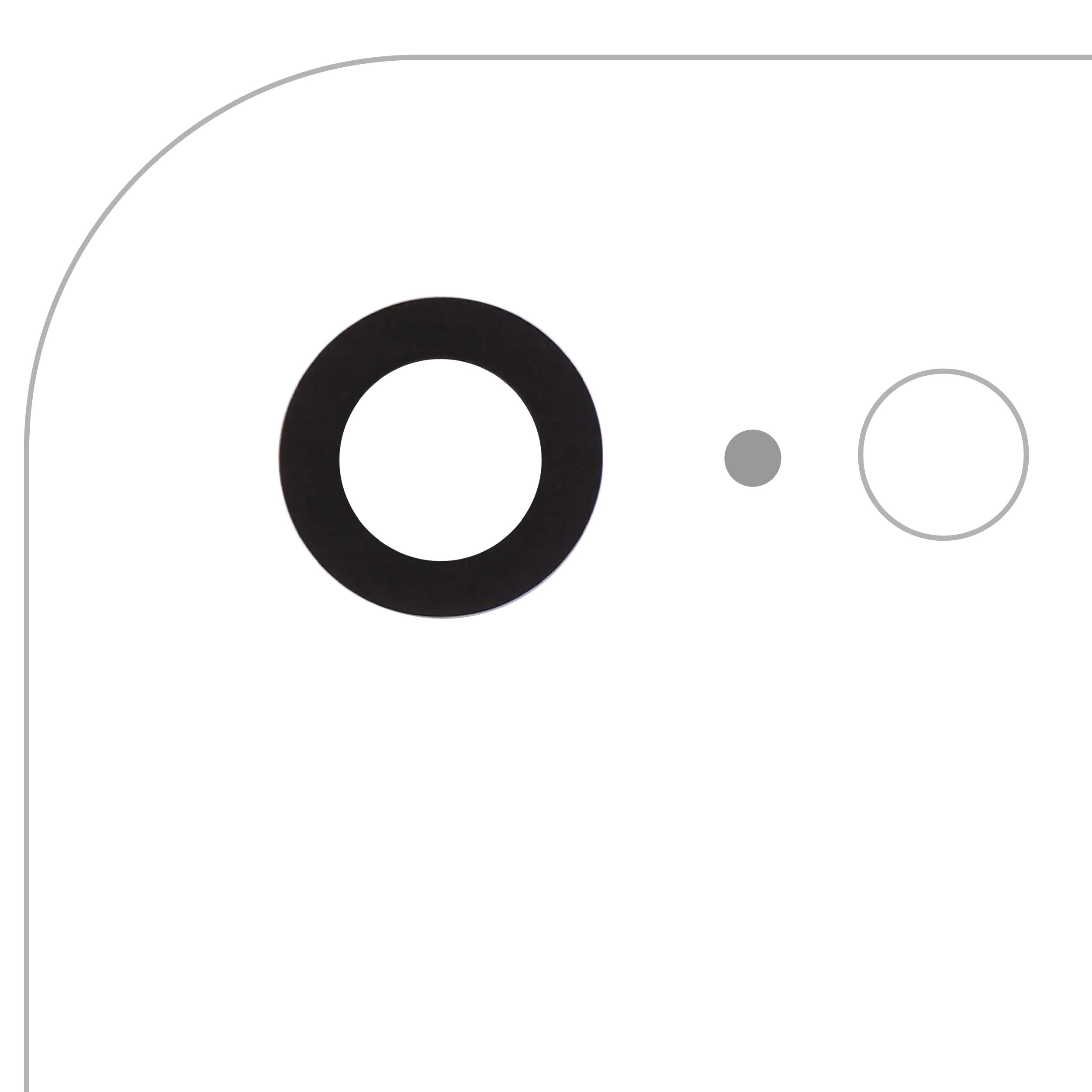 Back Camera Lens (Glass Only) With Adhesive For iPhone 7 / 8 / SE (2020) / SE (2022) (All Colors) (10 Pack) (Real Sapphire / Premium)