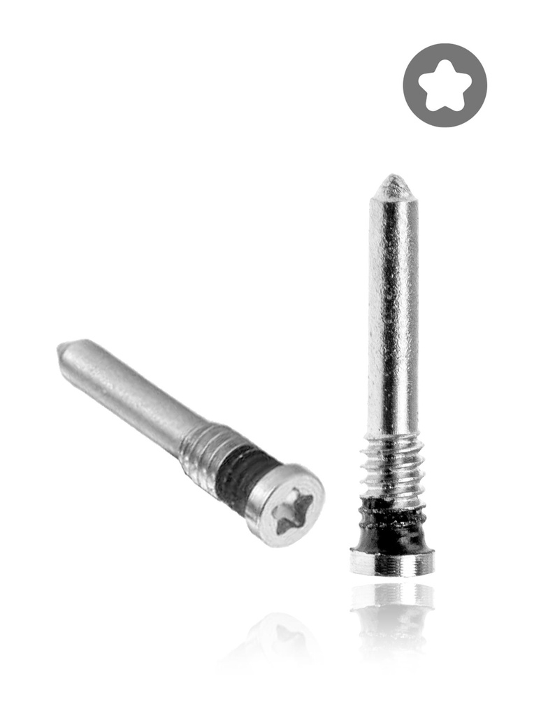 Charging Port Screws For iPhone 12 Pro / 12 Pro Max (Silver) (10 Pack) (Premium)