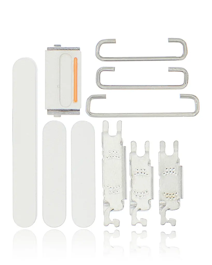 Hard Buttons (Power / Volume / Switch) For iPhone 17 (White) (Premium)