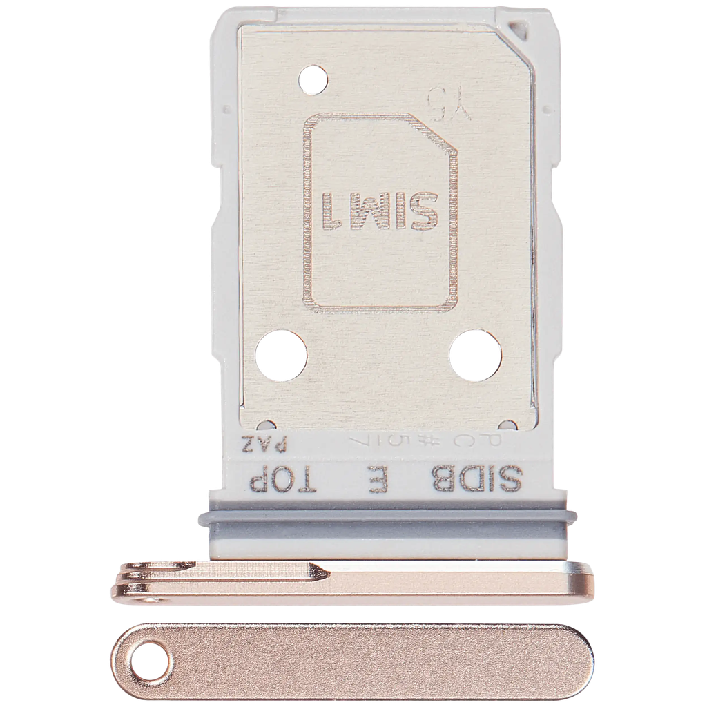 Dual Sim Card Tray For Samsung Galaxy S26 (S942) (Pink Gold) (Premium)