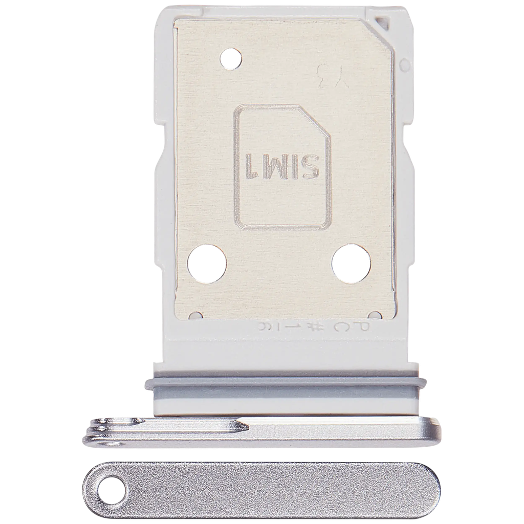 Dual Sim Card Tray For Samsung Galaxy S26 (S942) (Silver Shadow) (Premium)