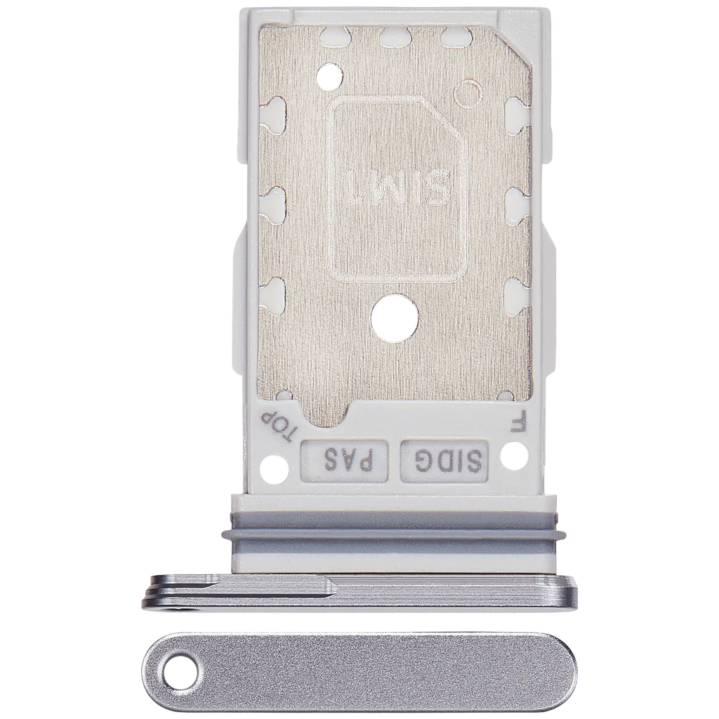 Dual Sim Card Tray For Samsung Galaxy S26 Plus (S947) (Silver Shadow) (Premium)