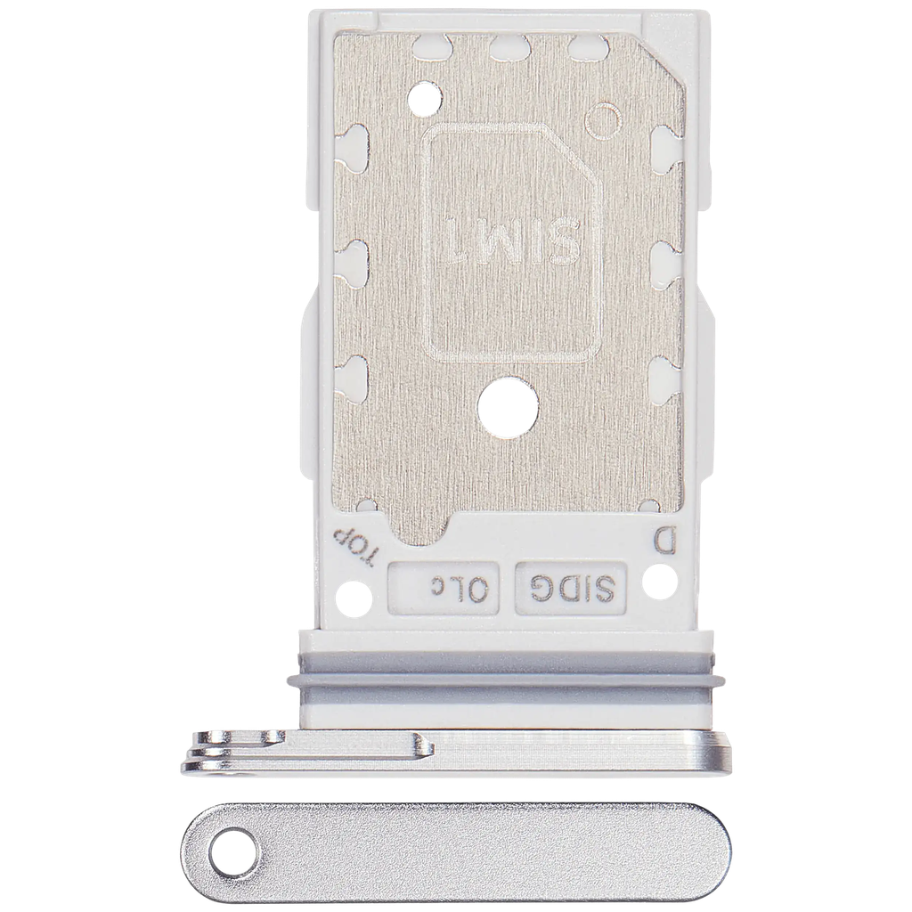 Dual Sim Card Tray For Samsung Galaxy S26 Plus (S947) (White) (Premium)