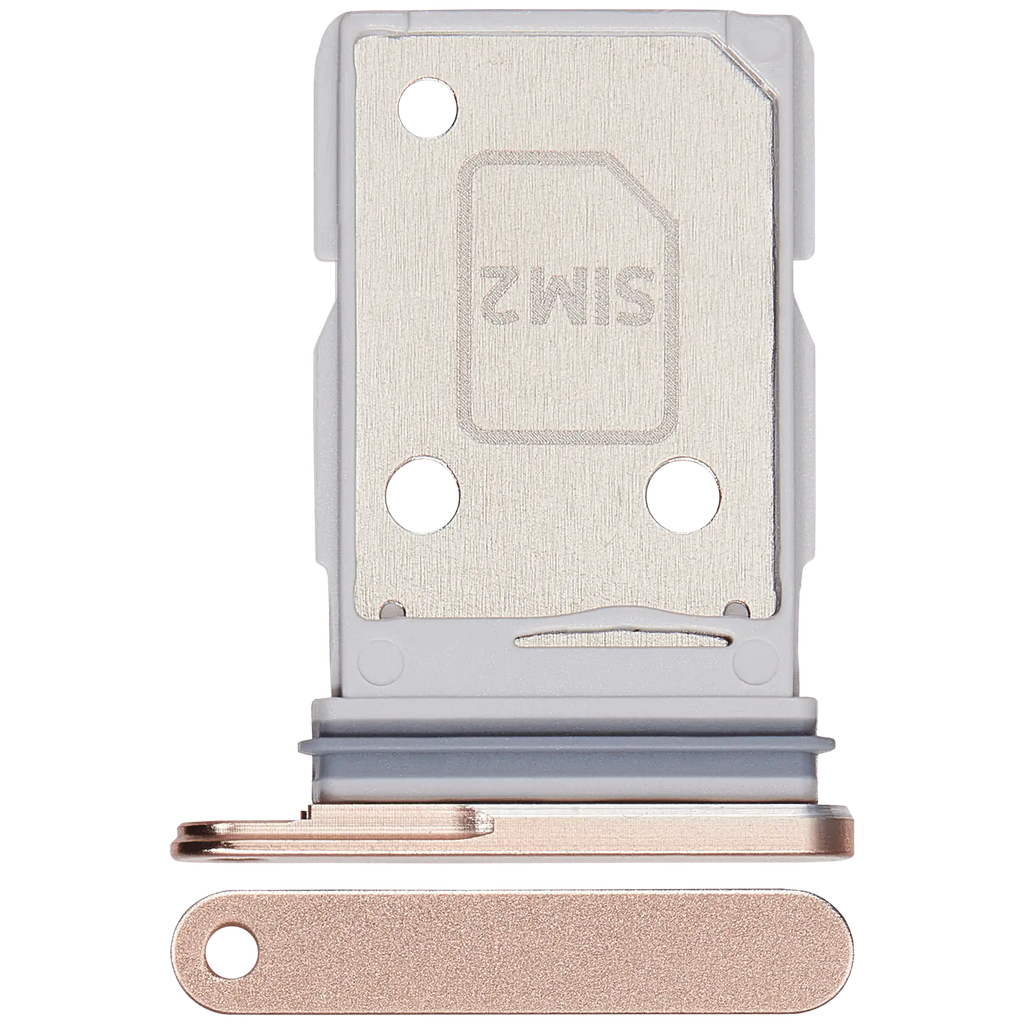 Dual Sim Card Tray For Samsung Galaxy S26 Ultra (S948) (Pink Gold) (Premium)