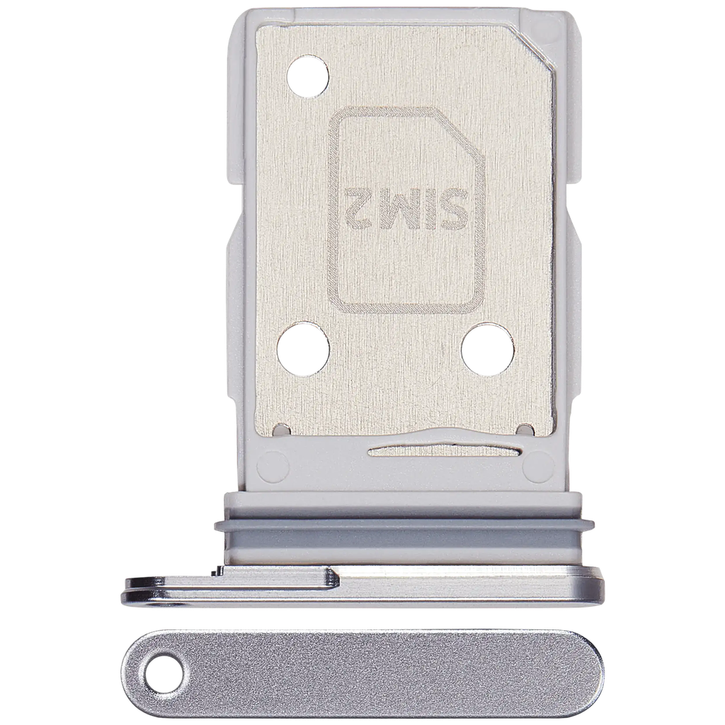 Dual Sim Card Tray For Samsung Galaxy S26 Ultra (S948) (Silver Shadow) (Premium)