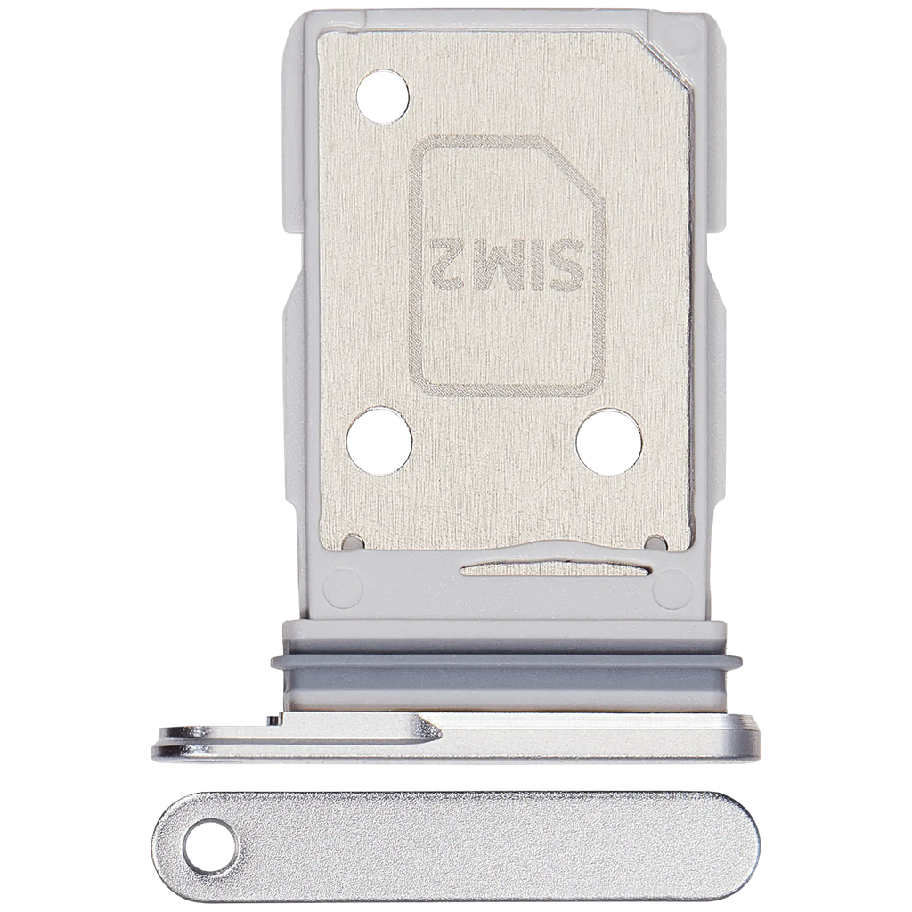 Dual Sim Card Tray For Samsung Galaxy S26 Ultra (S948) (White) (Premium)