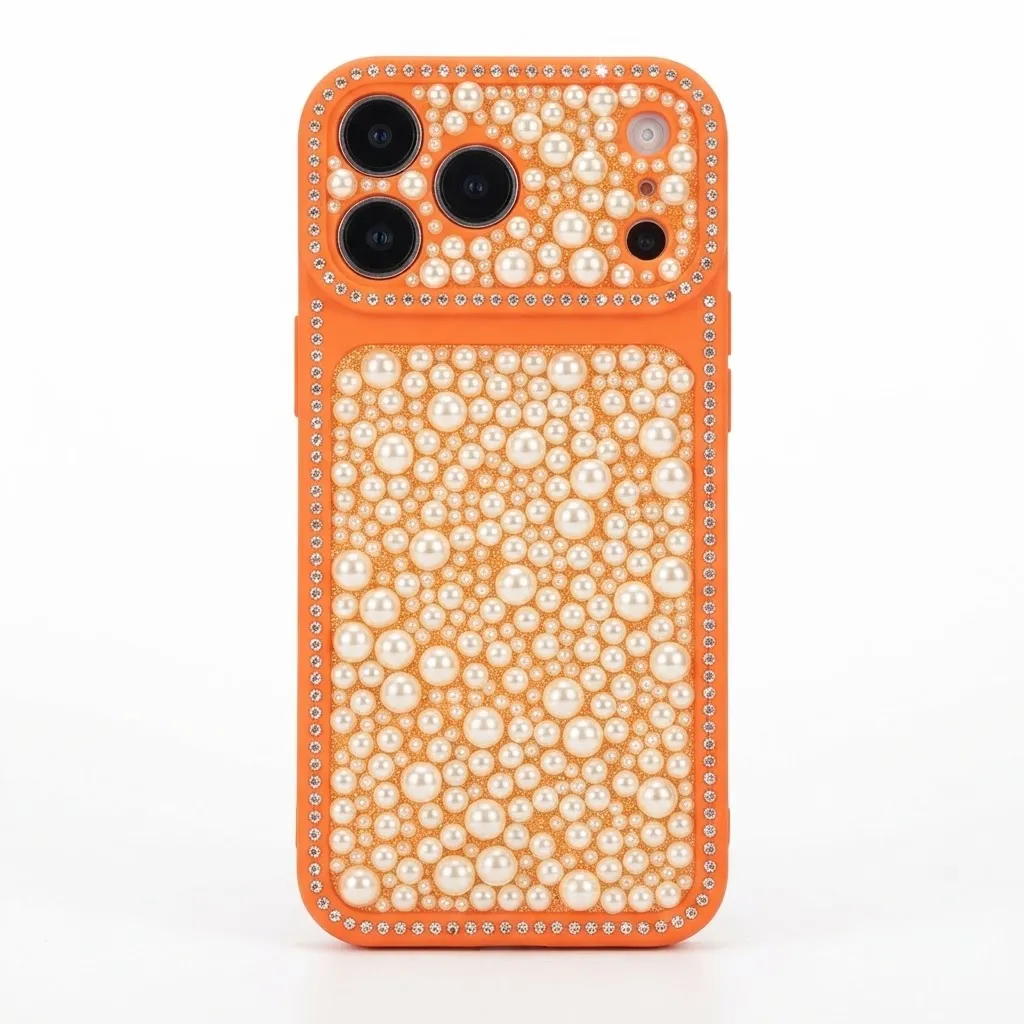BeadPearl Case for  iPhone 17 Pro - Orange