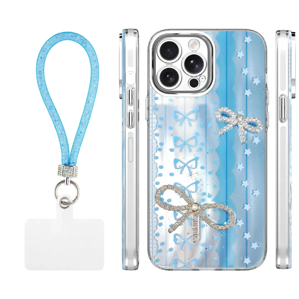Candy Ribbon Case for iPhone 13 ProMax - Blue