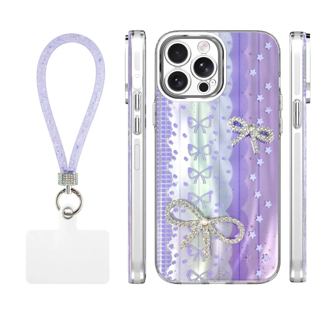 Candy Ribbon Case for iPhone 14 Pro Max - Purple
