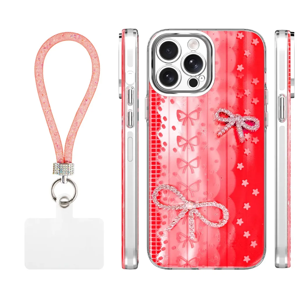 Candy Ribbon Case for iPhone 14 Pro Max - Red