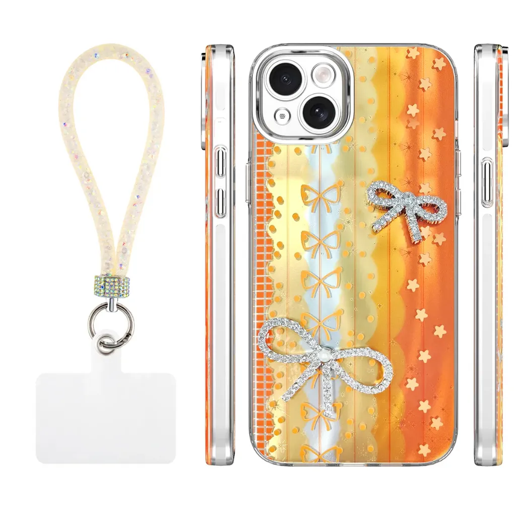 Candy Ribbon Case for iPhone 15 - Orange