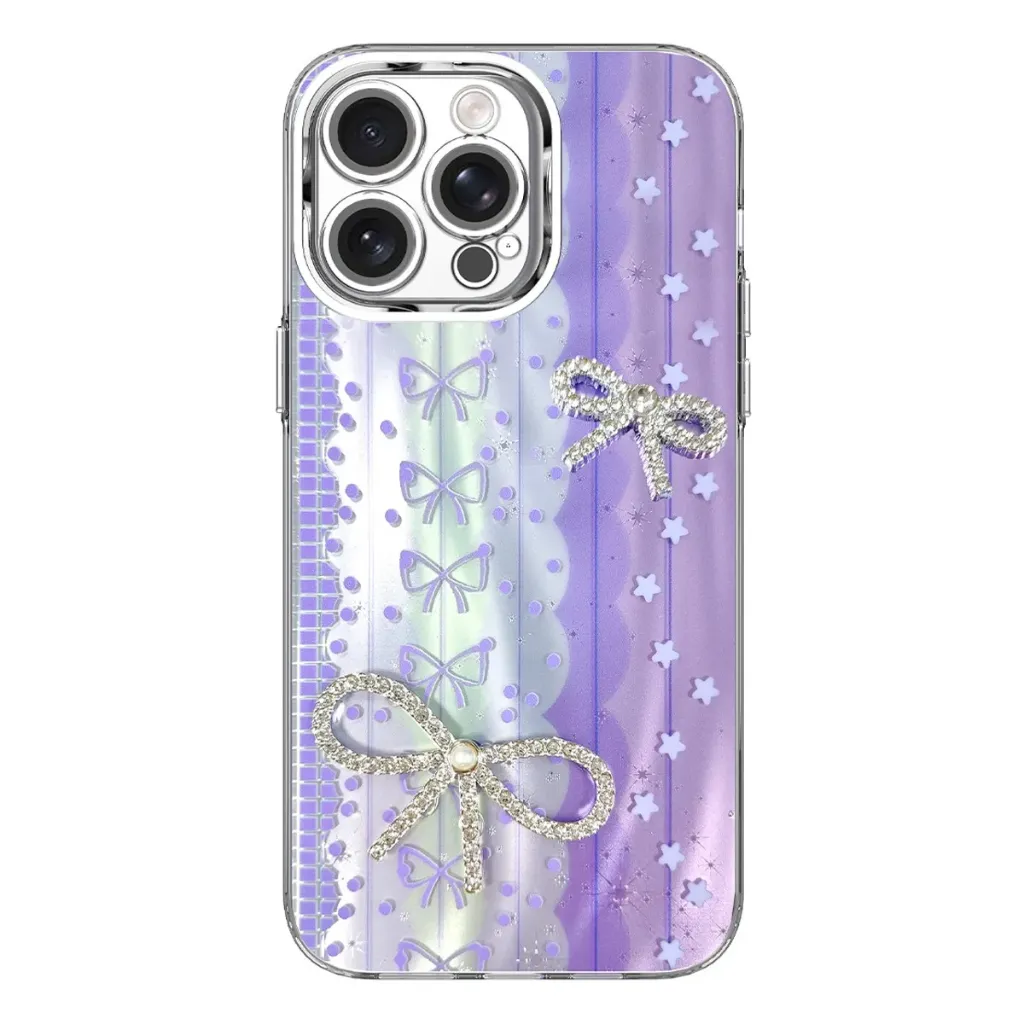 Candy Ribbon Case for iPhone 16 Pro - Purple