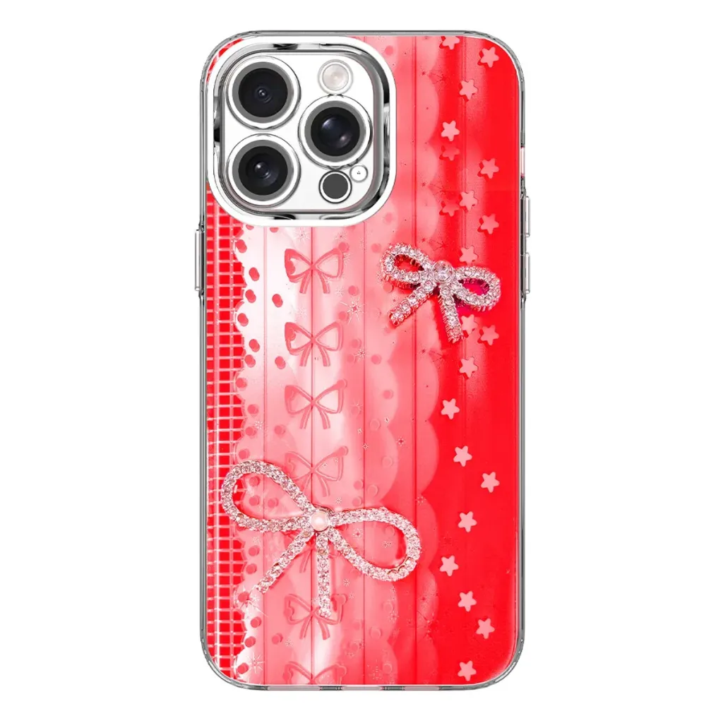 Candy Ribbon Case for iPhone 16 Pro - Red