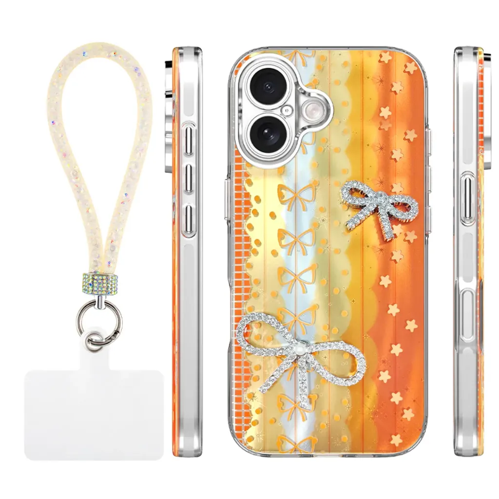 Candy Ribbon Case for iPhone 17 - Orange