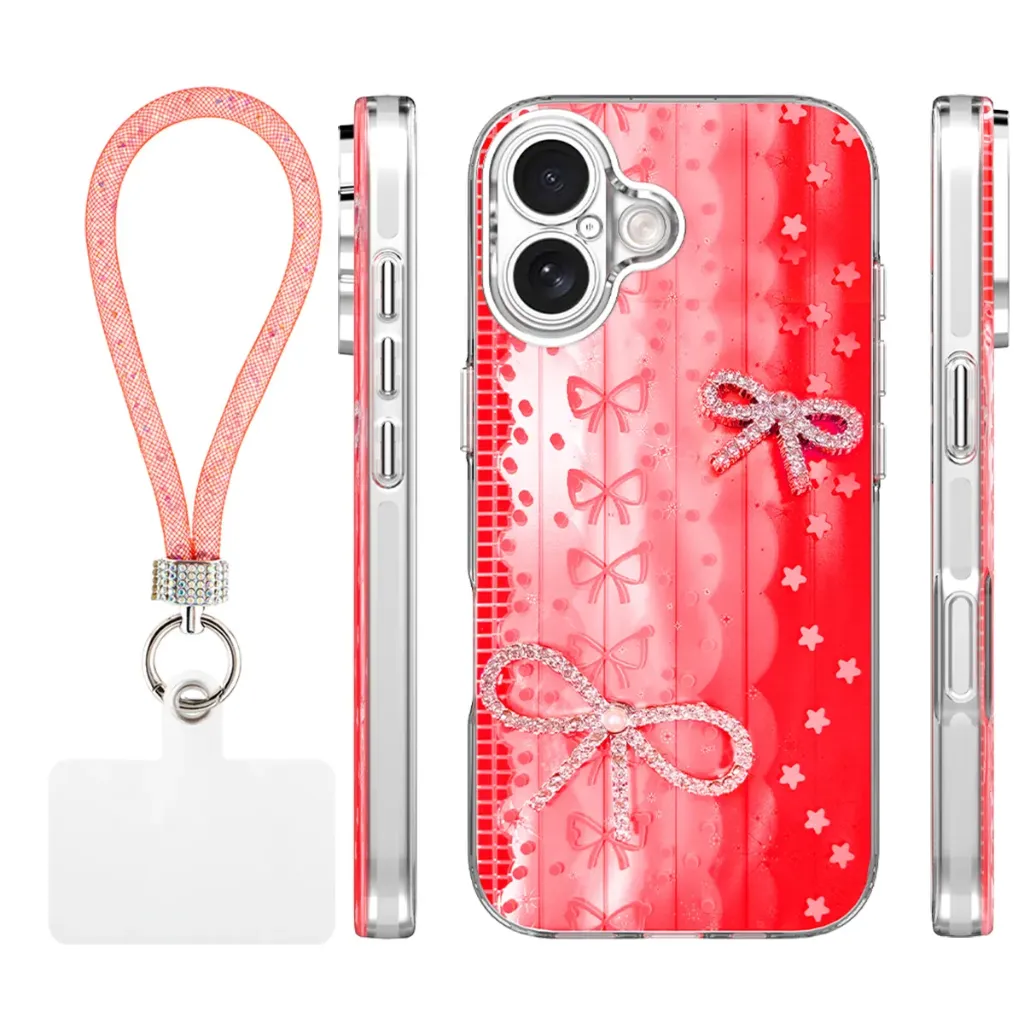 Candy Ribbon Case for iPhone 17 - Red