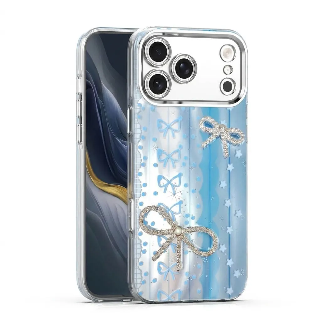 Candy Ribbon Case for iPhone 17 Pro / 18 Pro - Blue