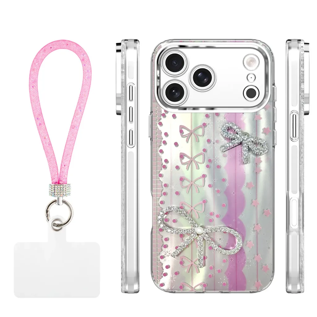 Candy Ribbon Case for iPhone 17 Pro / 18 Pro - Pink