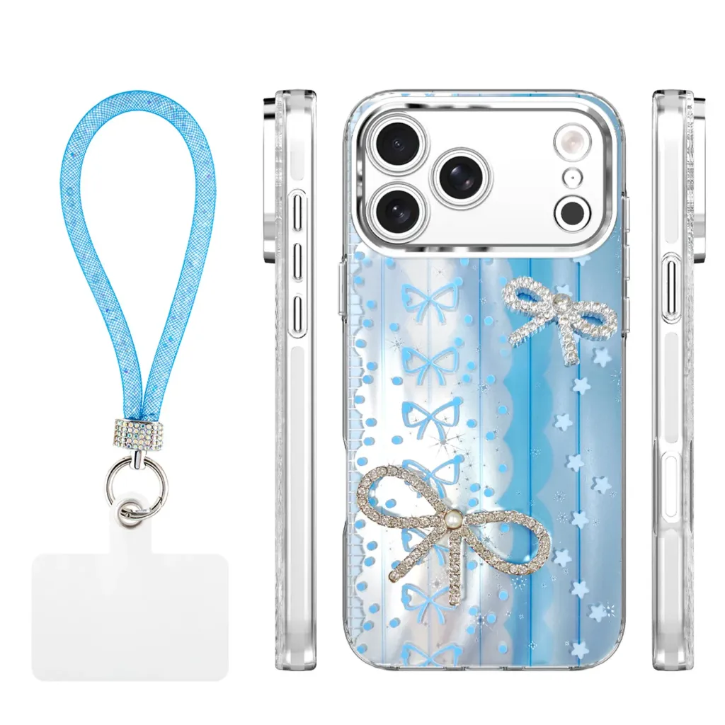 Candy Ribbon Case for iPhone 17 Pro Max / 18 Pro Max - Blue