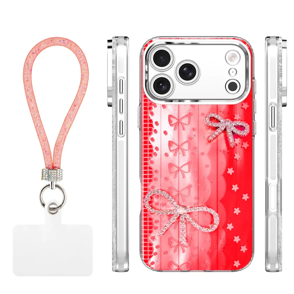 Candy Ribbon Case for iPhone 17 Pro Max / 18 Pro Max - Red