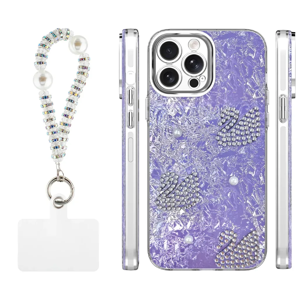 Candy Swan Case for iPhone 15 Pro - Purple