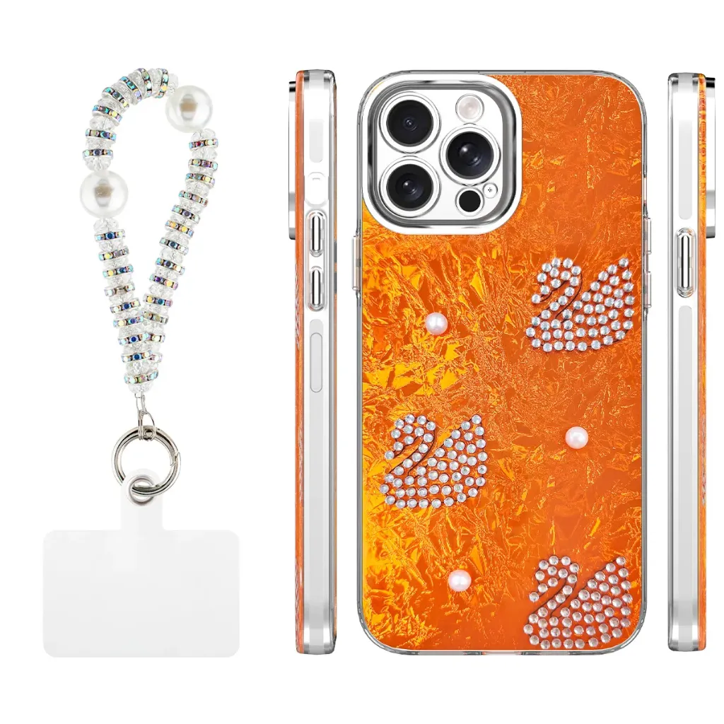 Candy Swan Case for iPhone 15 Pro Max - Orange