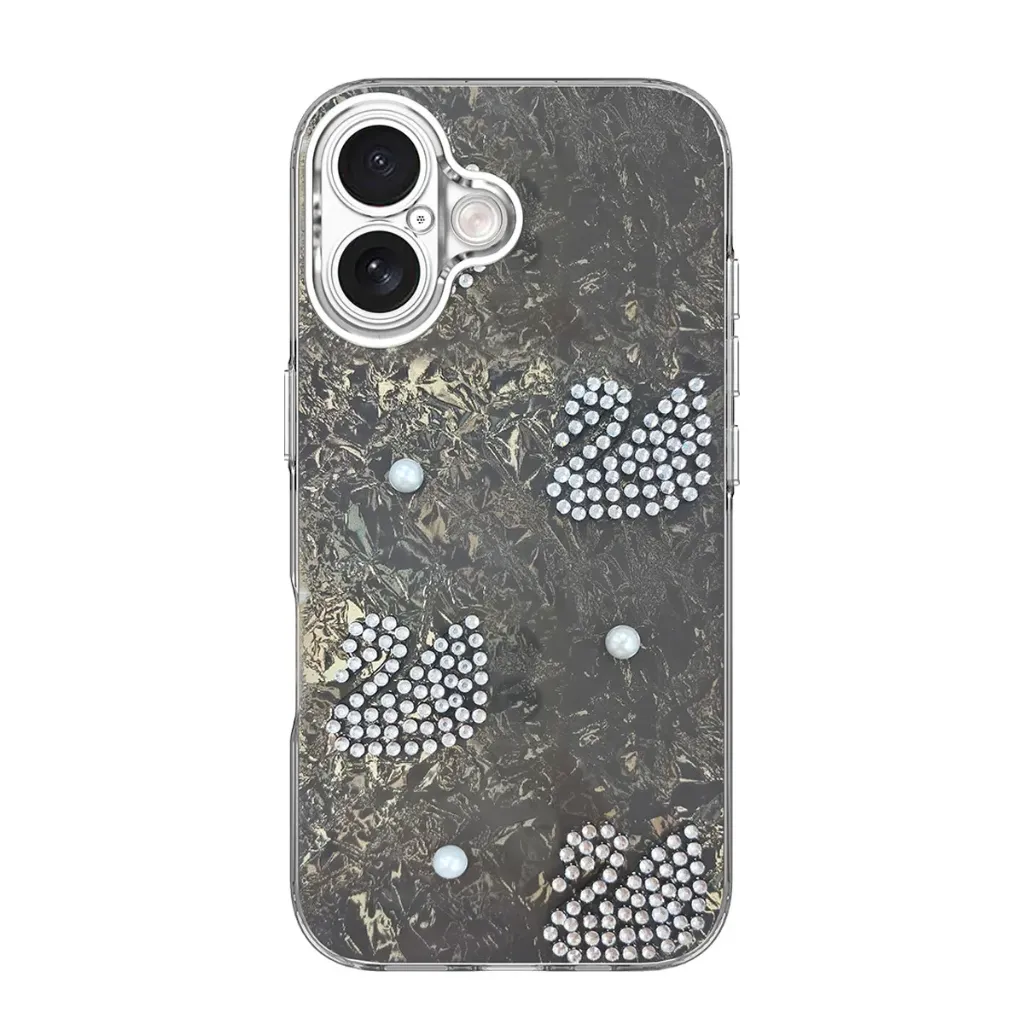 Candy Swan Case for iPhone 16 - Black