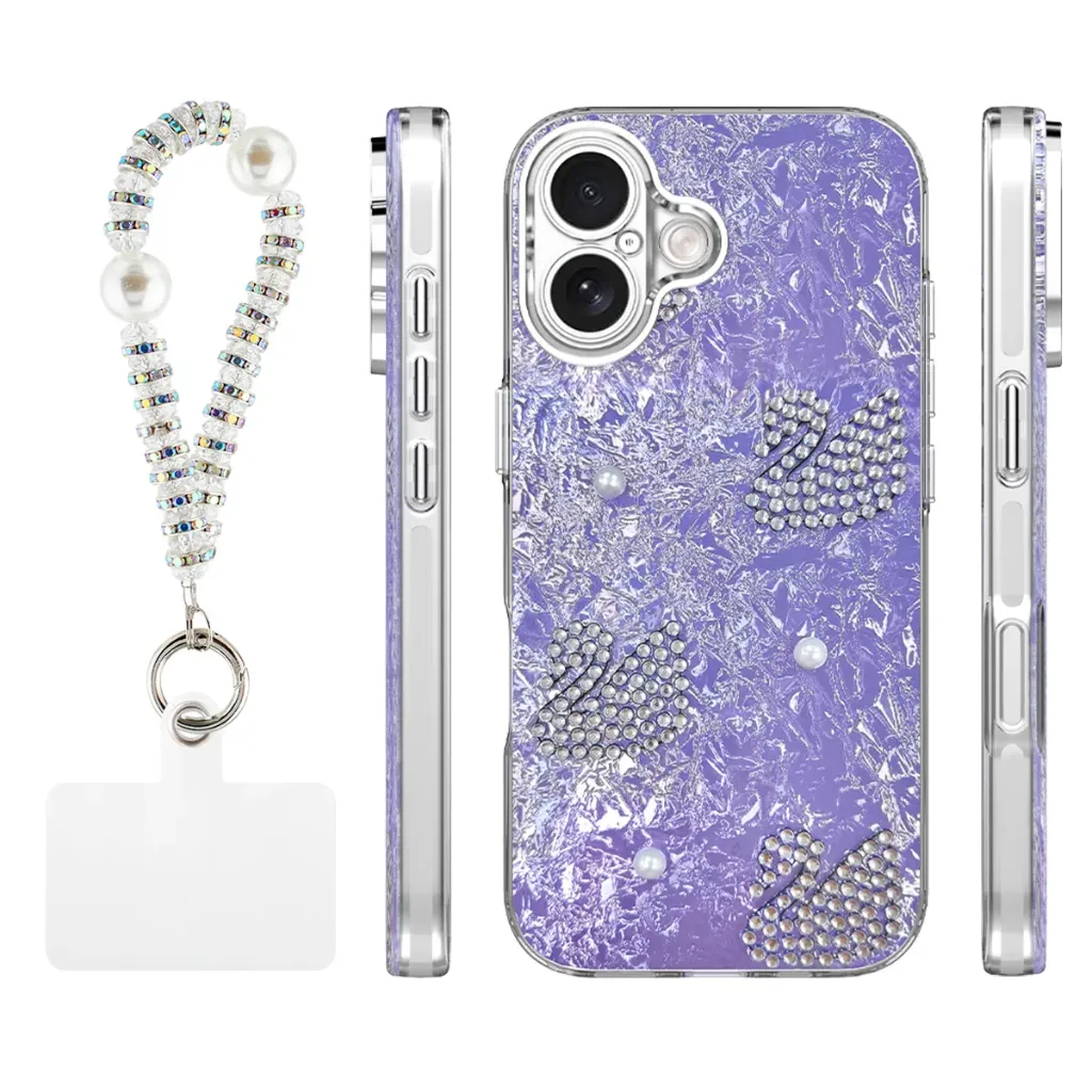 Candy Swan Case for iPhone 17 - Purple