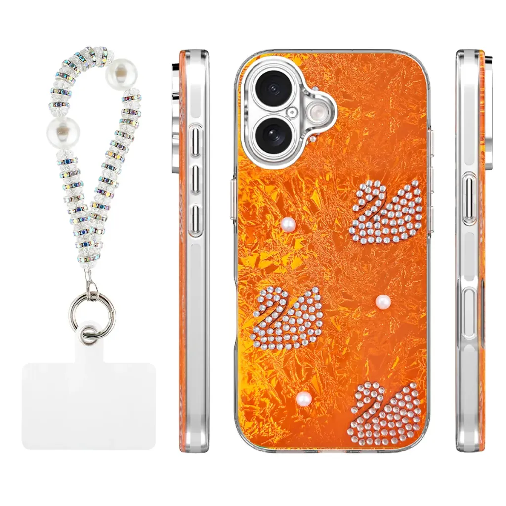 Candy Swan Case for iPhone 17 - Orange