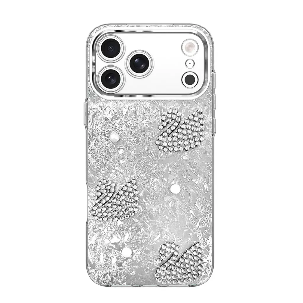 Candy Swan Case for iPhone 17 Pro Max / 18 Pro Max - Silver