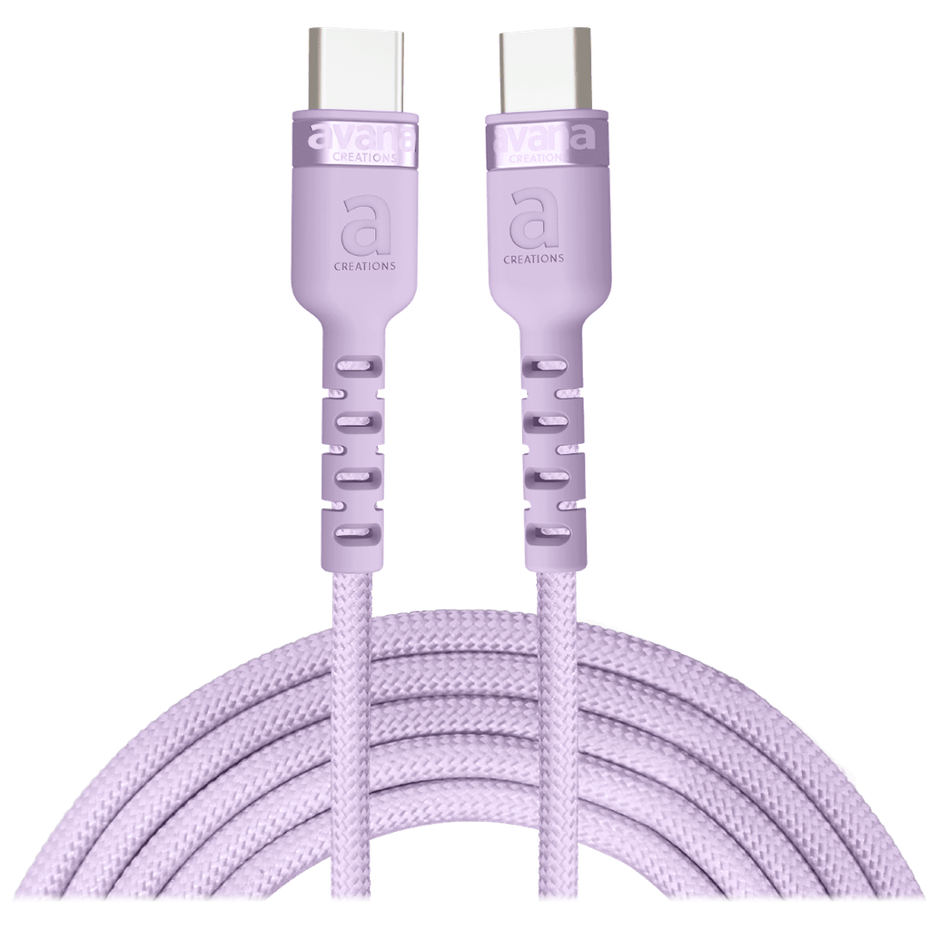 Avana - 100w Usb C To Usb C Cable 2m - Light Purple