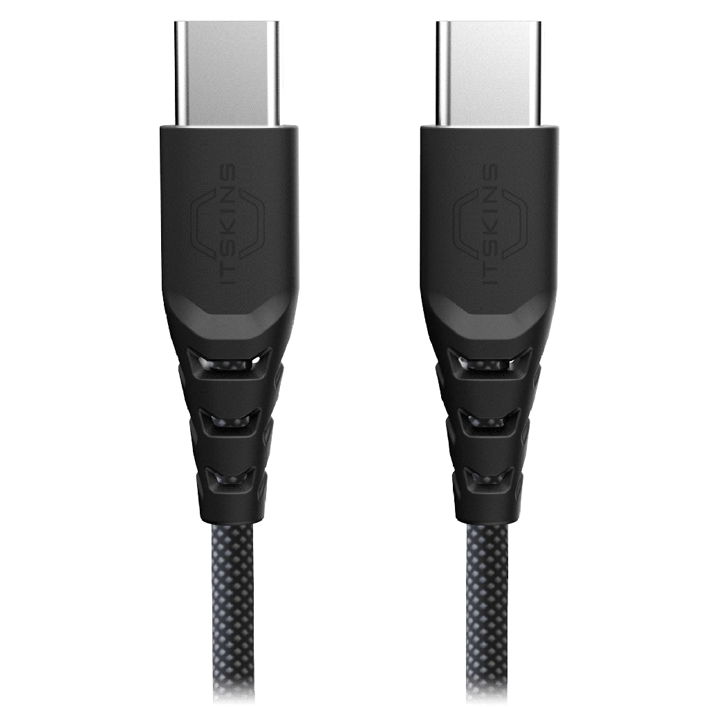 Itskins - Roam 100w Usb C To Usb C 2.0 Magnetic Cable 1.5m - Black
